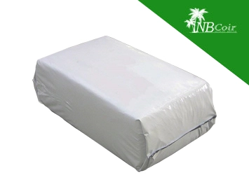 High-volume 25Kg coco peat bricks for large-scale gardening, farming, and horticulture, expanding on hydration for an efficient growing medium